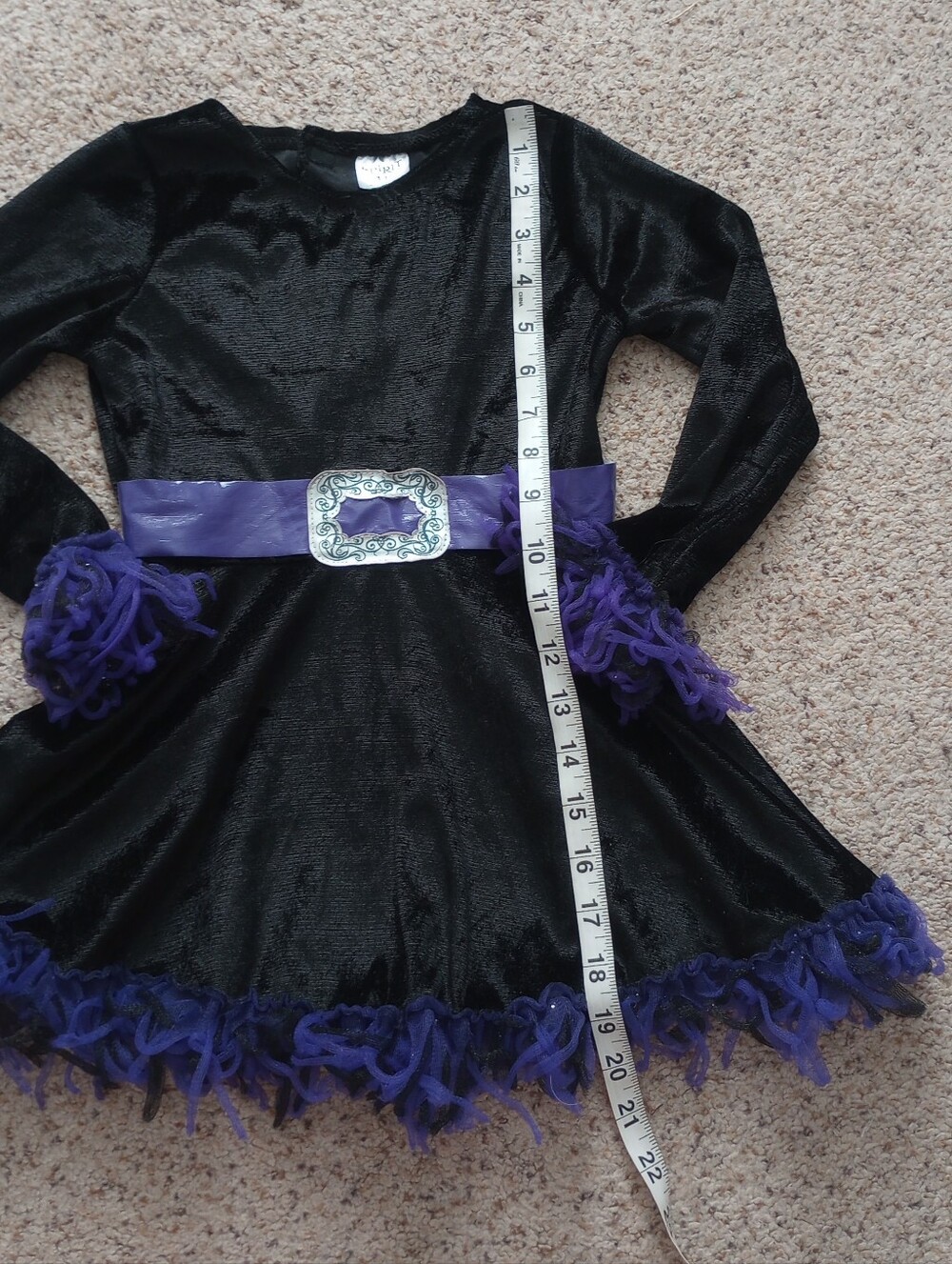 Spirit Halloween Kids Witch Dress Size 3-4T - Picture 6 of 7